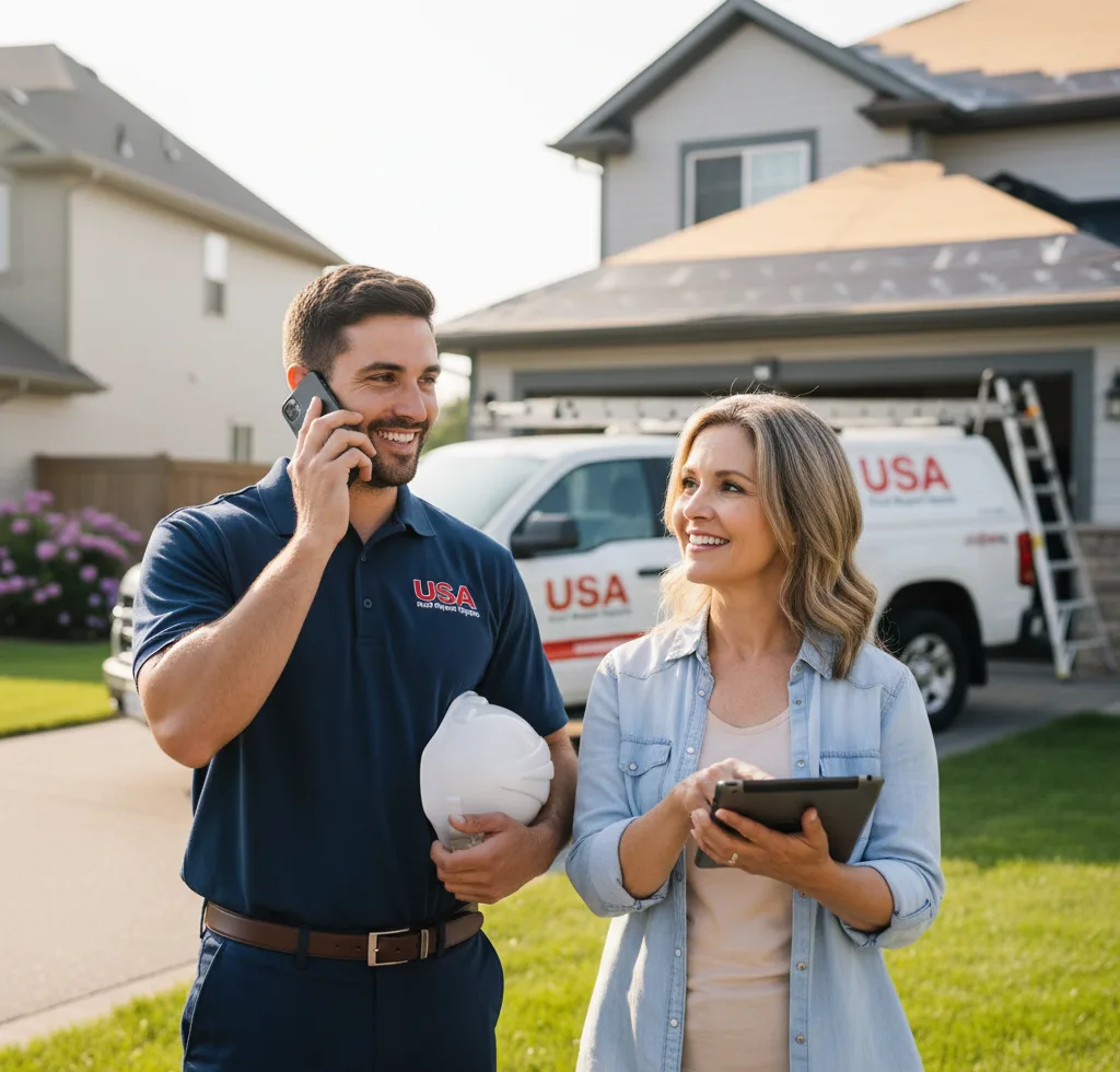 USA Roof Repair Experts customer support in Plains